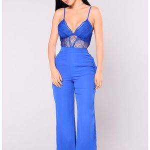 Love Exchange Jumpsuit - Royal